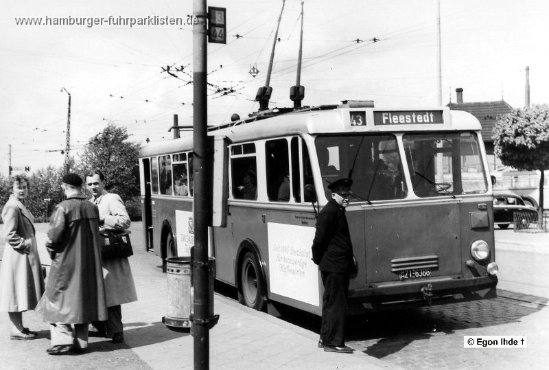 Bildergalerie der HHA, Wagen 301-310, Baujahr 1949/303-11,HHA,EI